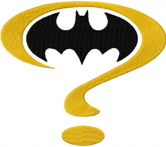 I'm Batman machine embroidery design